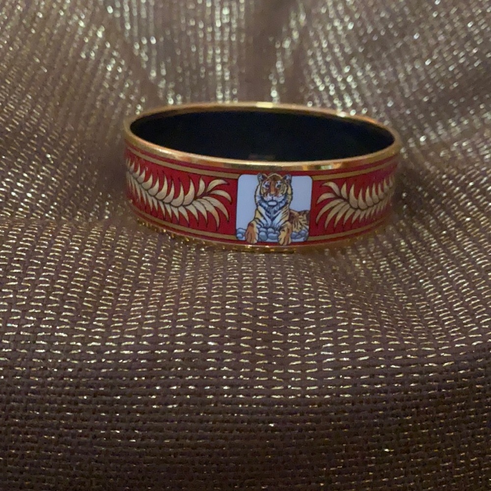 Vintage Hermes Tiger Bangle